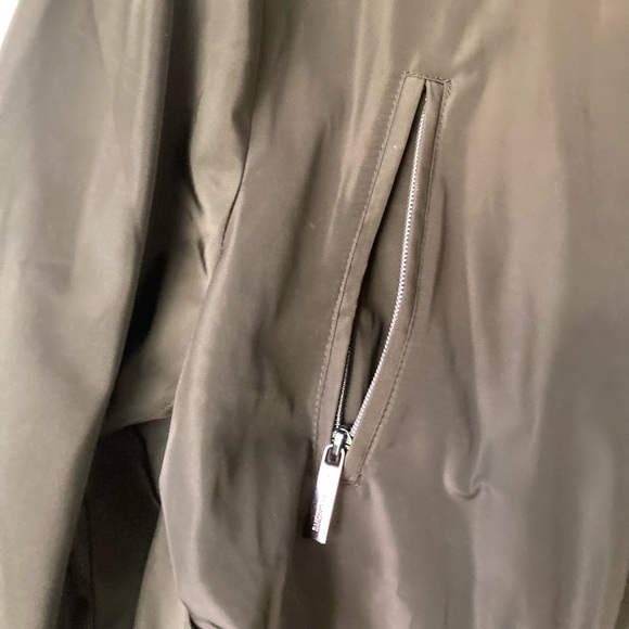 Michael Kors Black Polyester Windbreak Waterproof Hooded Parka Jacket size M - Picture 5 of 15